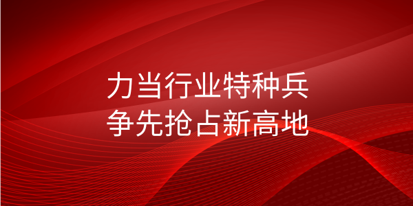 安纜：力當(dāng)行業(yè)特種兵，爭先搶占新高地