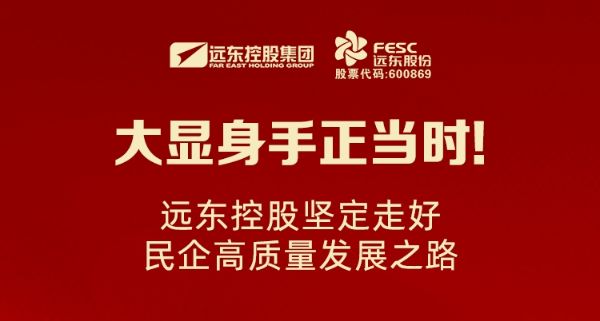 大顯身手正當(dāng)時(shí)！遠(yuǎn)東控股堅(jiān)定走好民企高質(zhì)量發(fā)展之路